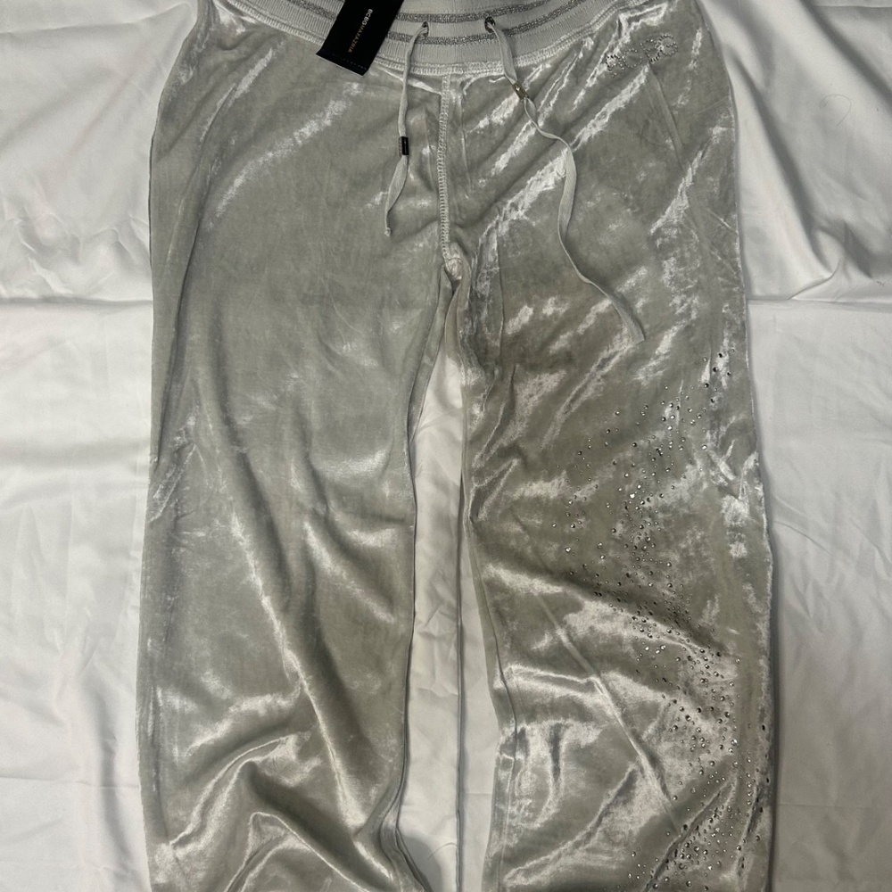 BCBGMAXAZRIA Women’s Sweatpants – Comfy Chic Loungewear, Size Medium Y2k